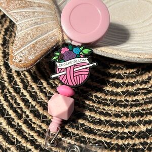 Crochet 🧶 Badge Reel